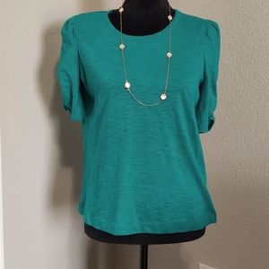 NWT Chicos Turquoise shirt Sz Sm